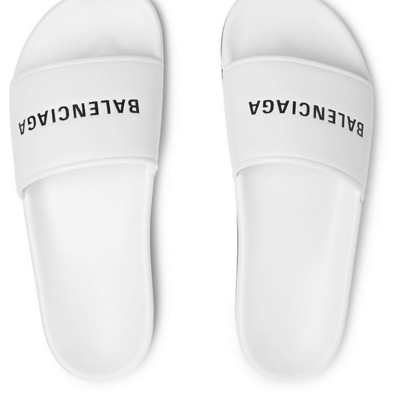 Balenciaga leather pool slides - Picture 2 of 2